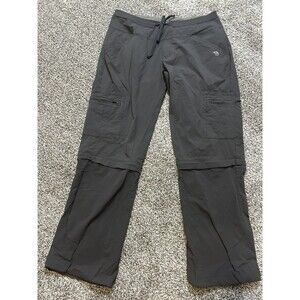 Mountain Hard Wear Women's Pants/Shorts Convertible 14/32 Gray Nylon